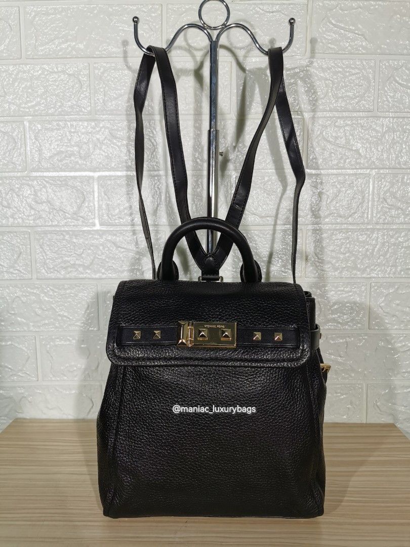 Preloved Backpack MICHAEL KORS Addison Small Pebble Leather Backpack