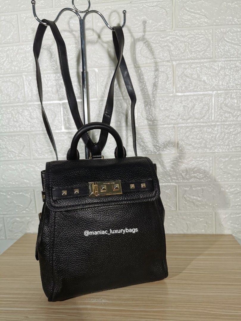Addison small pebbled leather backpack best sale
