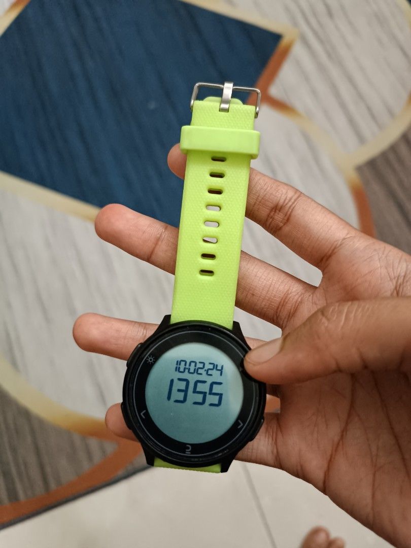 Preloved W500M Running Stopwatch Yellow Men s Fashion Watches