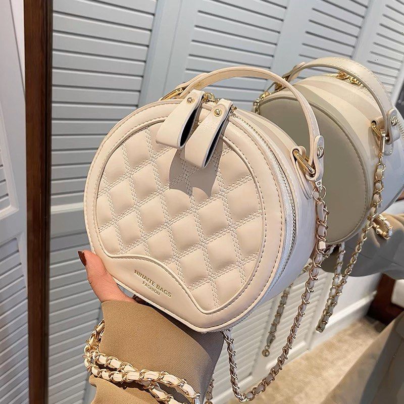 White best sale circle bag