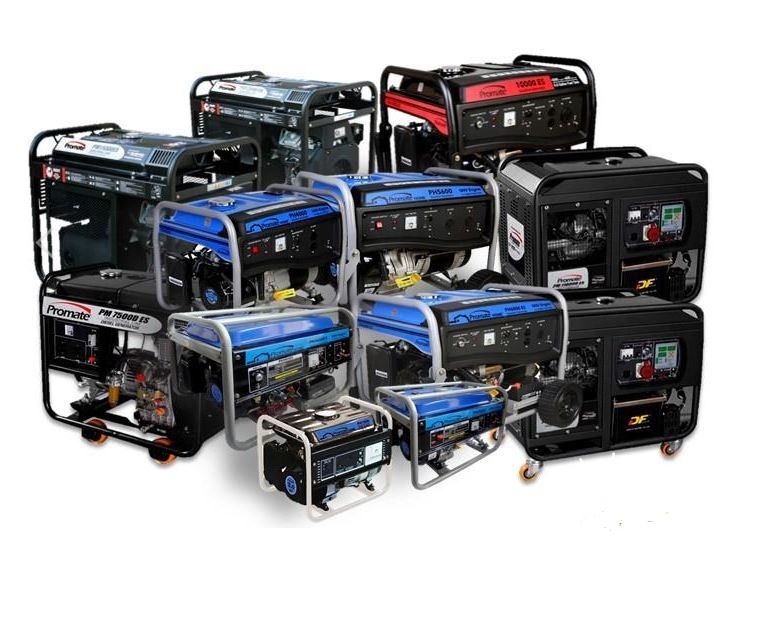 Promate PM3000 ES Electric Start Portable Generator 2800W/3000W 6.5HP ...