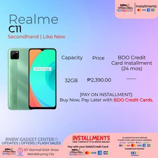 [NOT AVAILABLE] — Realme C11 (32GB)