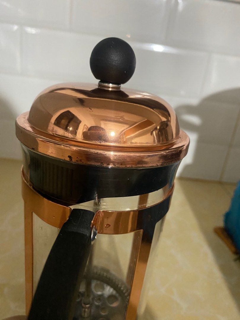 Rose Gold French Press 600mL (Category: Coffee Machines & Makers) located in Cavite. Submitted by yasiixoxo (Listing ID 1285931754, Image 3). Description: .