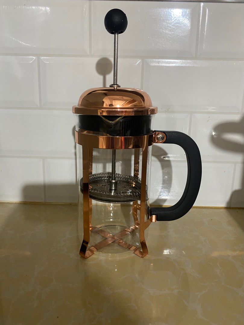 Rose Gold French Press 600mL (Category: Coffee Machines & Makers) located in Cavite. Submitted by yasiixoxo (Listing ID 1285931754, Image 1). Description: .