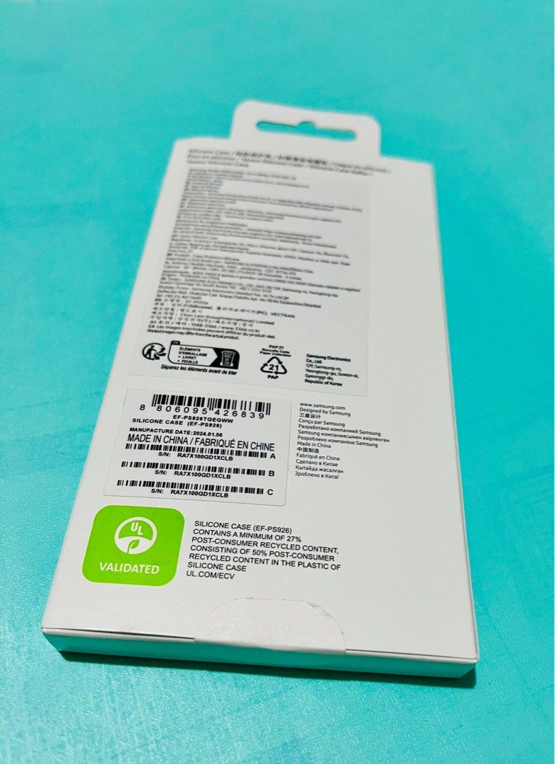 Samsung S24 Plus Case (Category: Cases & Sleeves) located in Pasig City. Submitted by marie.8 (Listing ID 1285912595, Image 2). Description: Samsung S24+ Case Color: Lime Brand new and never been used Bought from Samsung RFS: Used a clear case instead.