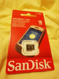 Sandisk 16GB記憶卡 microSDHC