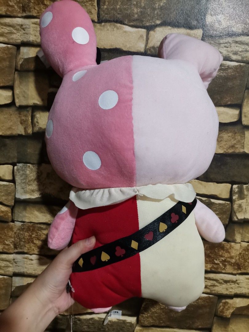 Sentimental Circus XL Plush toy (Category: Plushies & Soft Toys) located in Taguig. Submitted by lae.onlineshop (Listing ID 1285937182, Image 2). Description: Sentimental Circus XL Plush toy With etiketa and paper tag Issue: needs minimal cleaning, and may not that visible run sa sash nya ‼️1 DAY RESERVATION ONLY‼️.