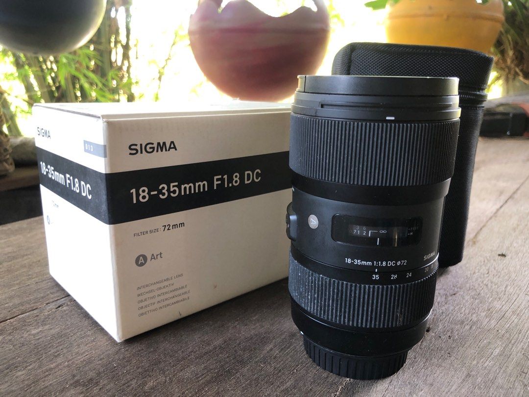 Sigma 18 35mm f1.8 DC HSM for Canon Photography Lens Kits on