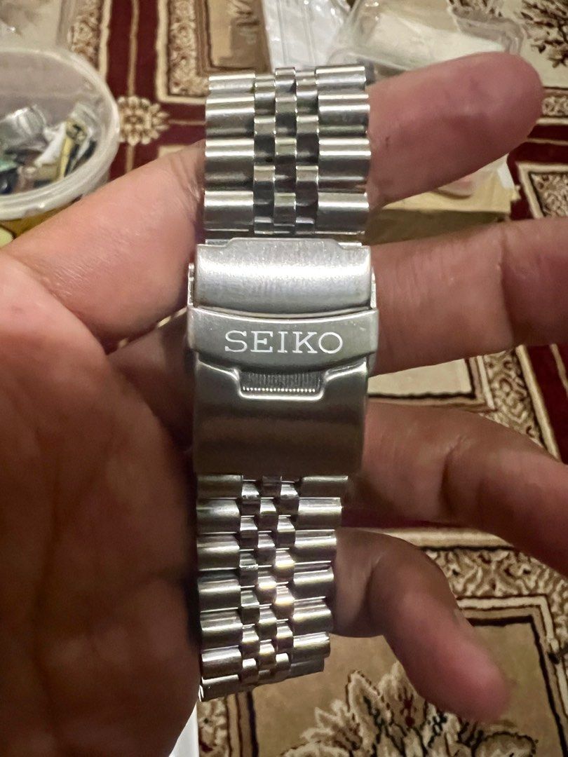 316L Solid Oyster Stainless Steel Watch Band Made to Fit SEIKO SKX007/ –  pass the watch