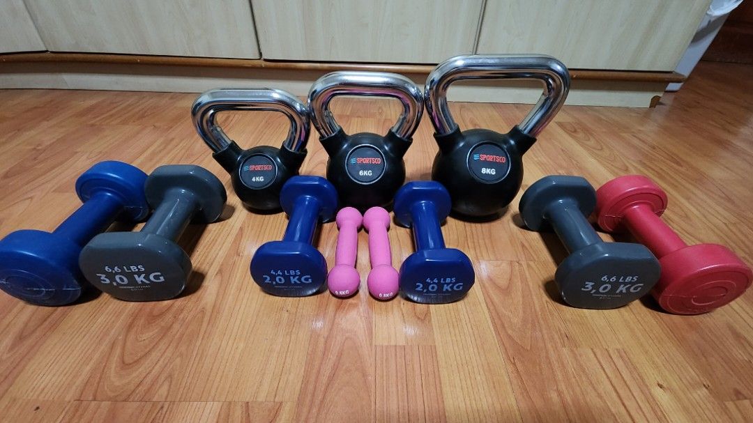6kg dumbbells hotsell decathlon