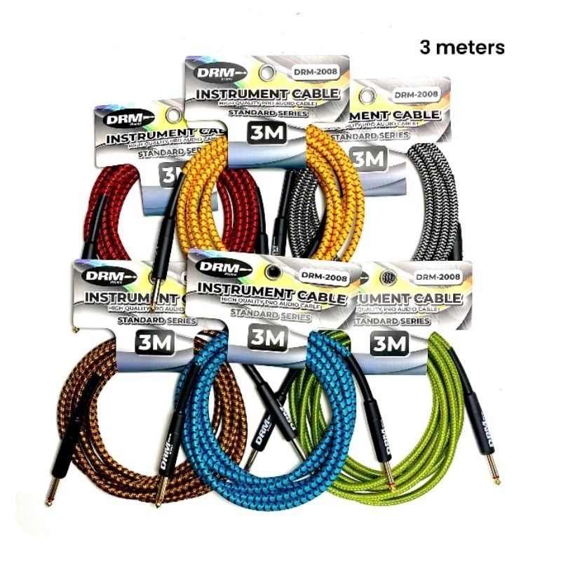 Standard Guitar Cable 3m / 6m (Category: Musical Instruments) located in Manila. Submitted by ariesmediamusicsports (Listing ID 1285908035, Image 1). Description: Standard Guitar Cable Length: 3m - 400 6m - 500.