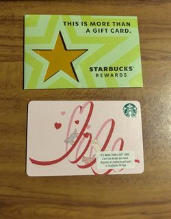 Starbucks 2024 Valentines Card