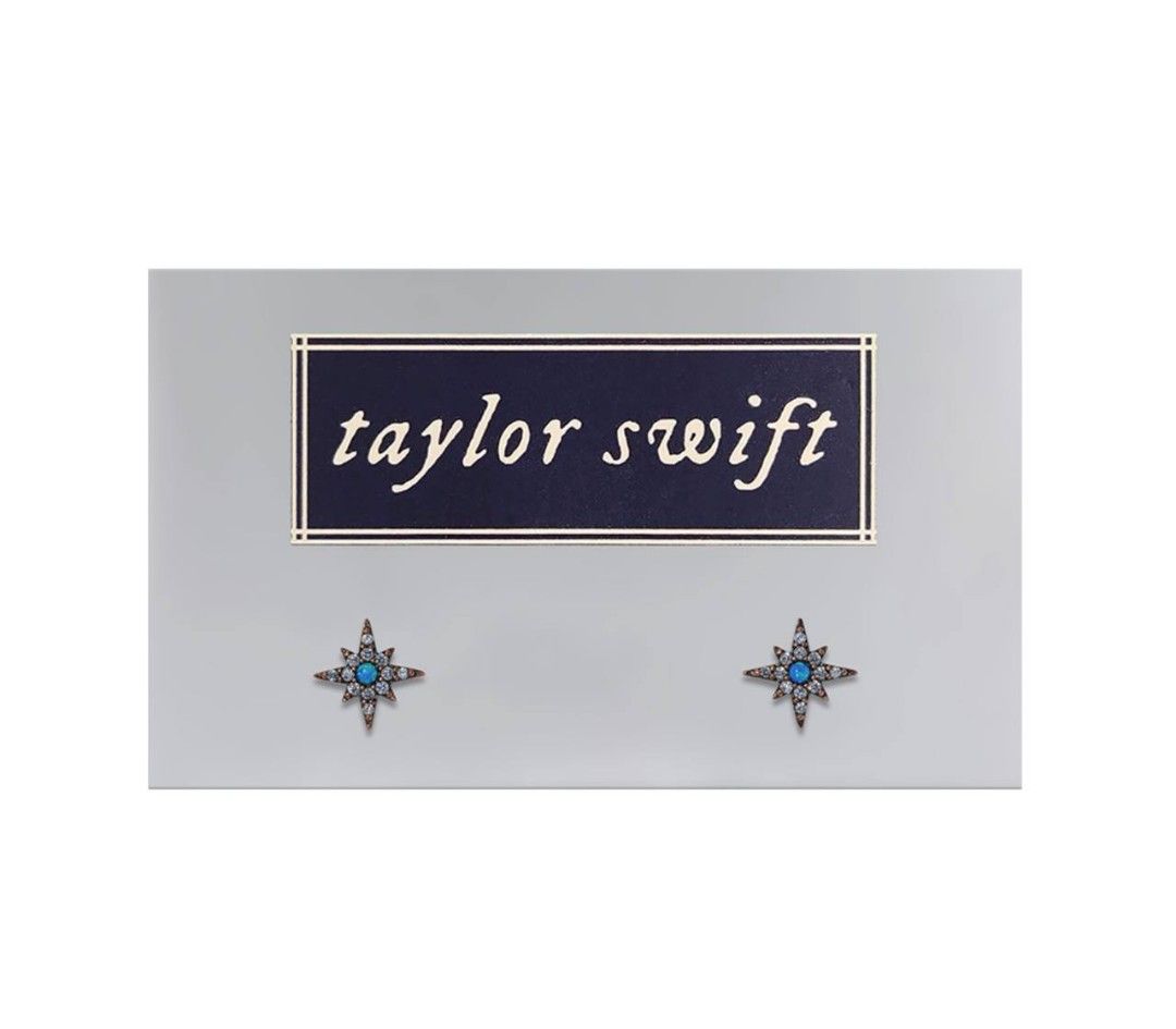 Taylor Swift folklore opal eyes stud earrings stars Women s