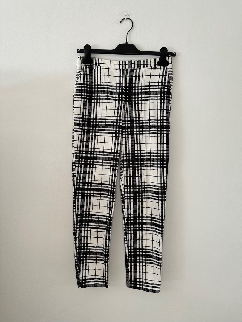 Topshop plaid pants outlet