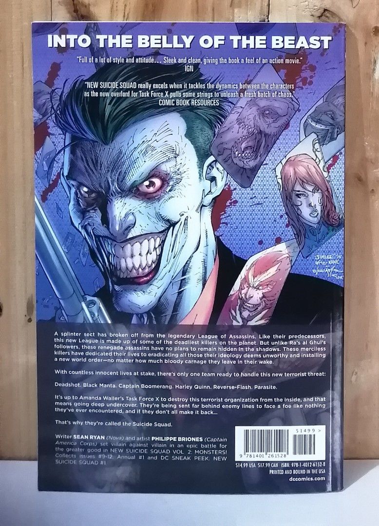 TPB DC Comics New Suicide Squad Monsters Volume 2 (Category: Comics & Manga) located in Binan City. Submitted by elf.0000 (Listing ID 1285859204, Image 2). Description: TPB DC Comics New Suicide Squad Monsters Volume 2 Price increase due to inflation no low offers please Not guaranteed in mint condition Not recommended for mint collectors What you see is what you get Payment via gcash or maya Delivery via j&t or lalamove at buyer's expense Cross 