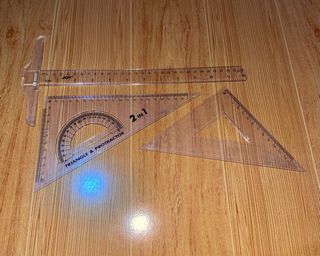 T-Square, Triangles, and Protractor Set