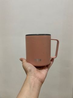 Tyeso Pink Vacuum Insulated Mug with Lid 400ml