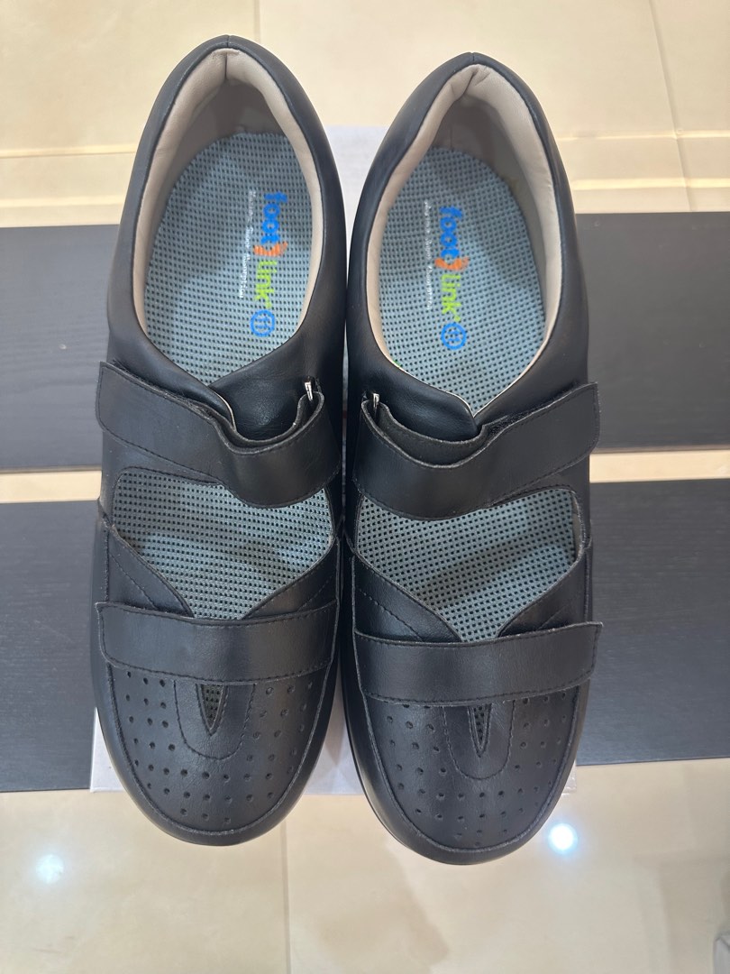 UK11 Black Footlink Diabetic Shoes DI 60 218 Men s Fashion