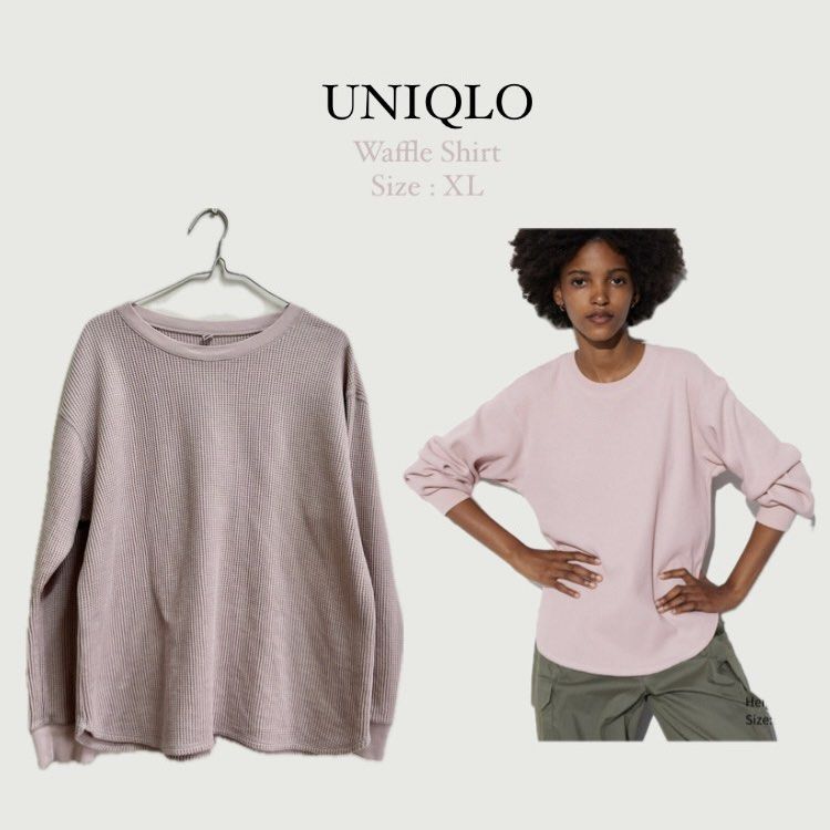 uniqlo waffle shirt women's