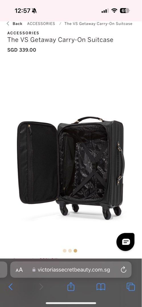 Victoria secret carry on bag on sale