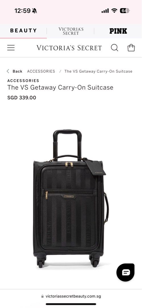 Victoria secret rolling duffle bag discount