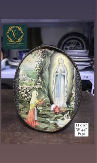 Vintage Print of Our Lady of Lourdes