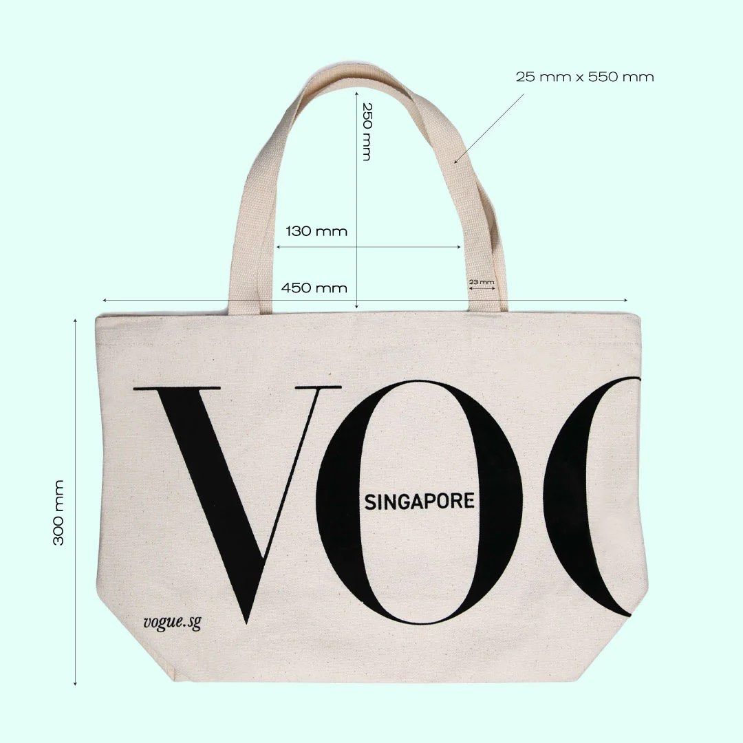 Vogue tote bag cheap