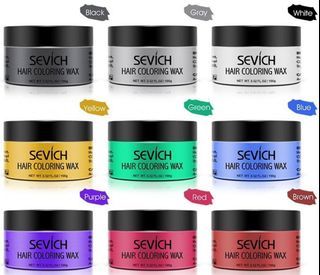 WAX temporary HAIR Colour 💹💐longlasting easy to wash #SEVICH BRAND