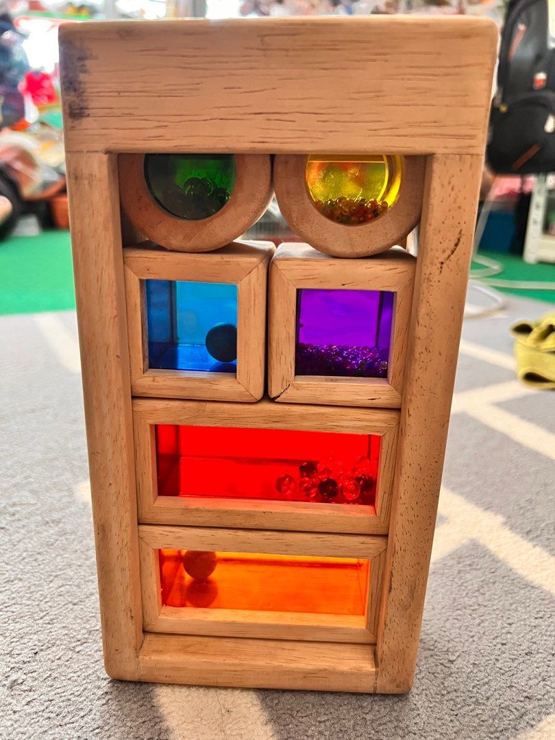 Wooden rainbow sound blocks clearance