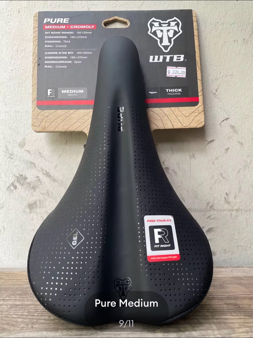 WTB Pure Pro Cromoly Saddle Sports Equipment Bicycles Parts