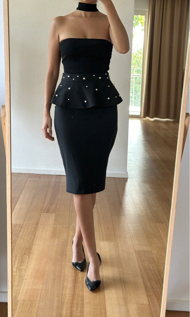 Zara Elegant Peplum pencil skirt Women s Fashion Bottoms Skirts