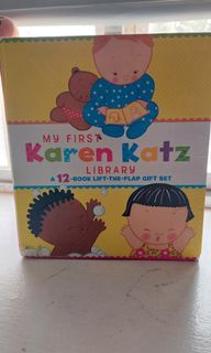 12pcs Karen Katz baby toddler books giftset