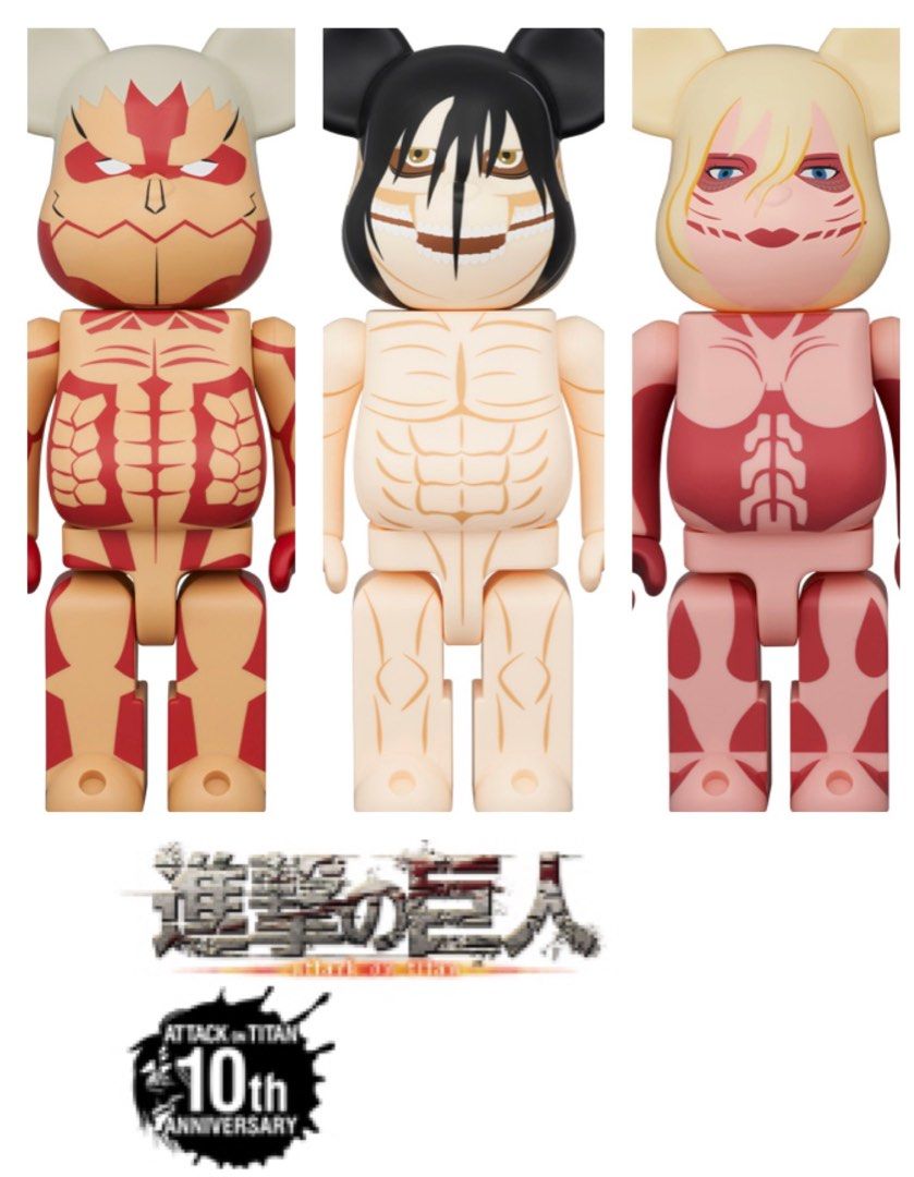 MEDICOM TOY - BE@RBRICK 進撃の巨人 400% 3体セットの通販 by Fung's