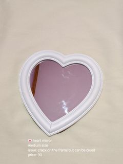 💌 heart mirror, trinkets, highlighter stand, loom board, stamp set, books