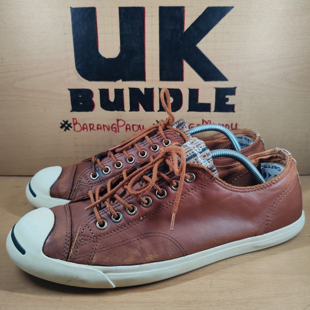 Converse jack store purcell leather brown