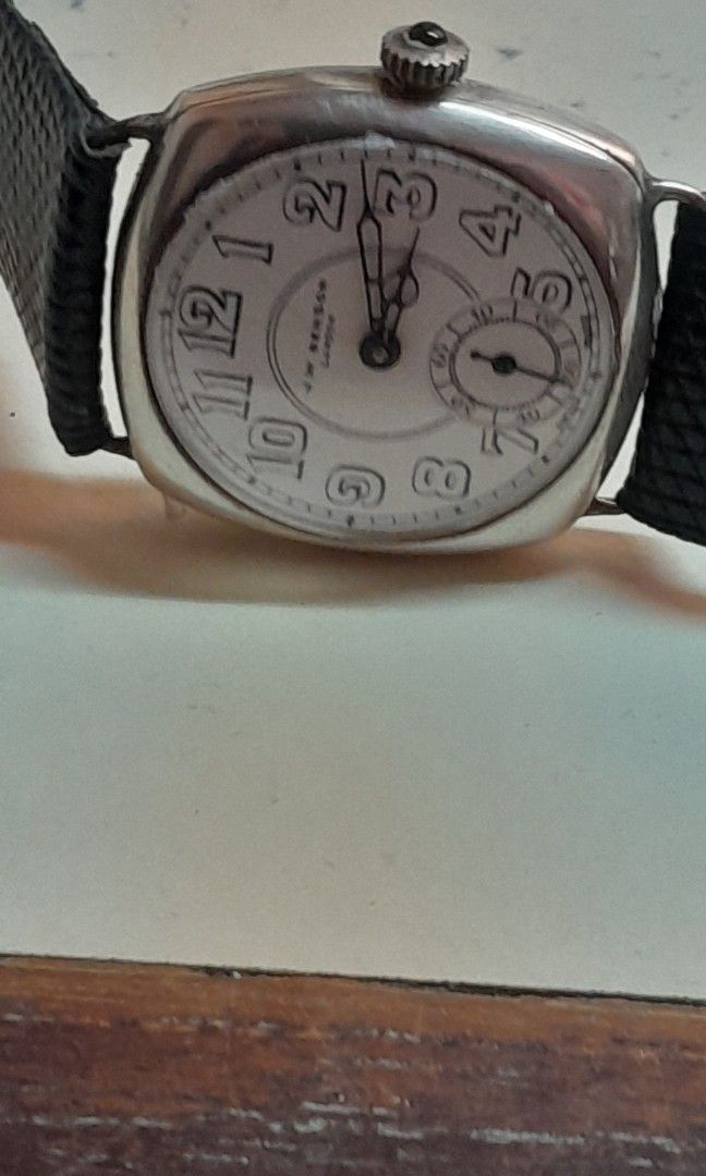 A J W BENSON silver watch Men s Fashion Watches Accessories