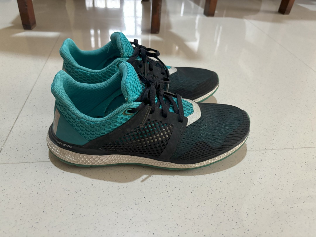 Adidas Energy Bounce 2 Running Shoes Teal, Women's Fashion, Footwear