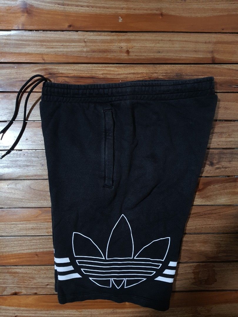 Adidas original jersey shorts outlet trefoil logo black du8135