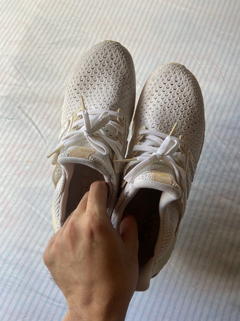 Adidas Ultraboost Clima J Triple White Size 9.5 Men s Fashion Footwear Sneakers on Carousell