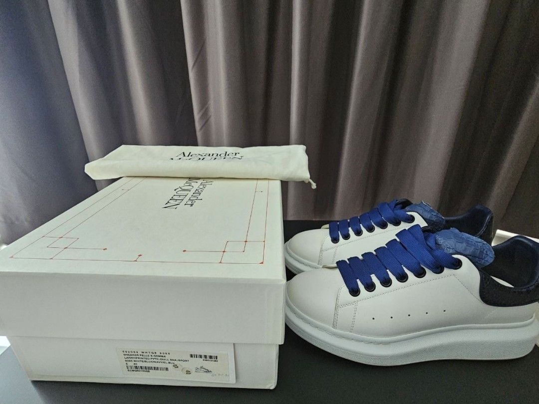 Alexander mcqueen python sneakers deals