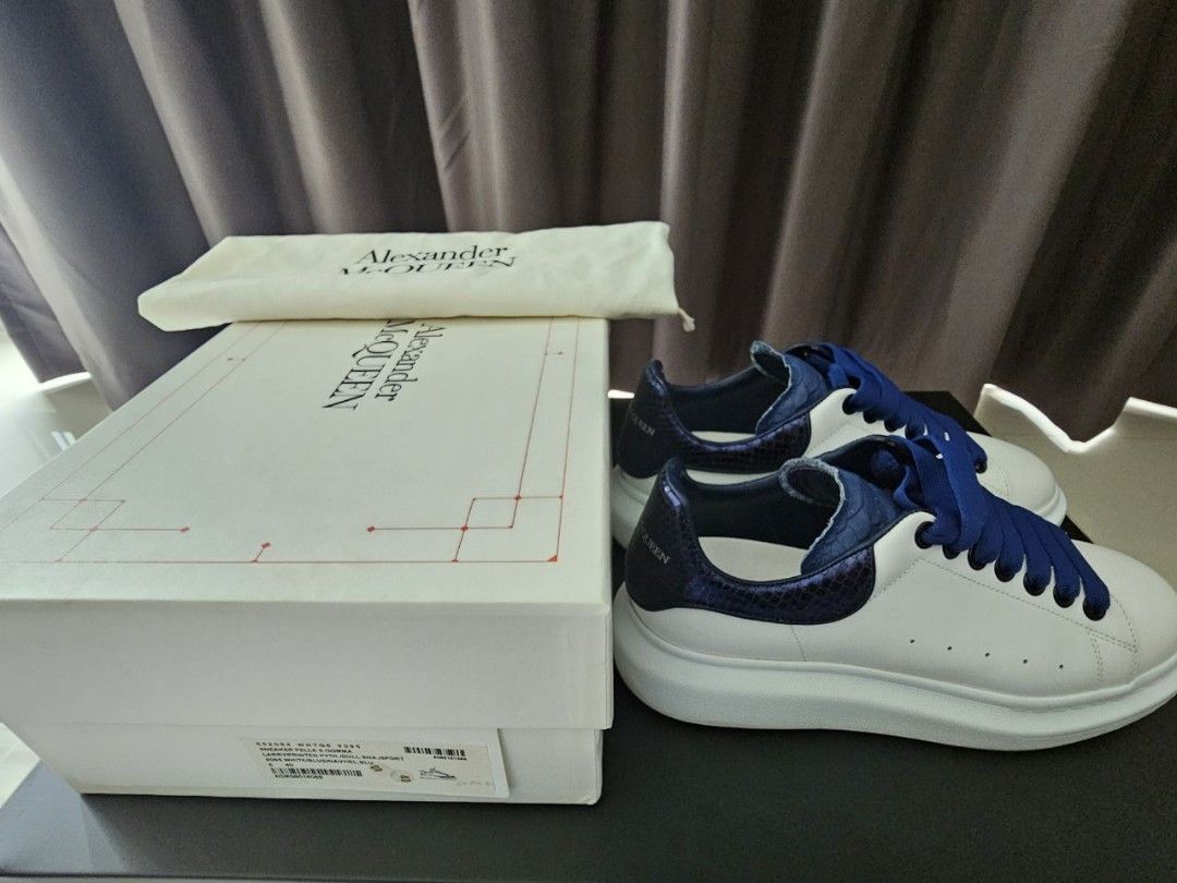 Alexander mcqueen python on sale sneakers