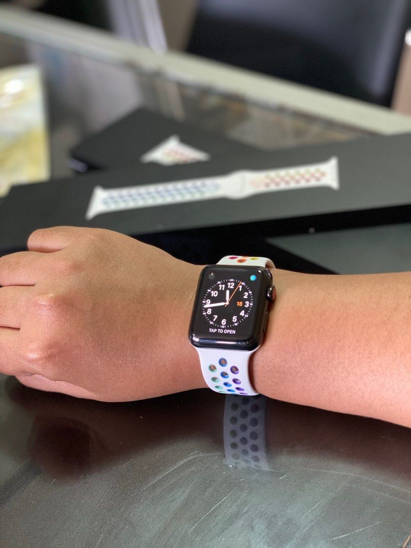 Apple watch series store 3 42mm stainless steel