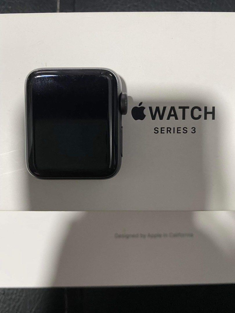 Apple Watch Series 3 38 mm Space Gray Aluminum Gray Mobile Phones