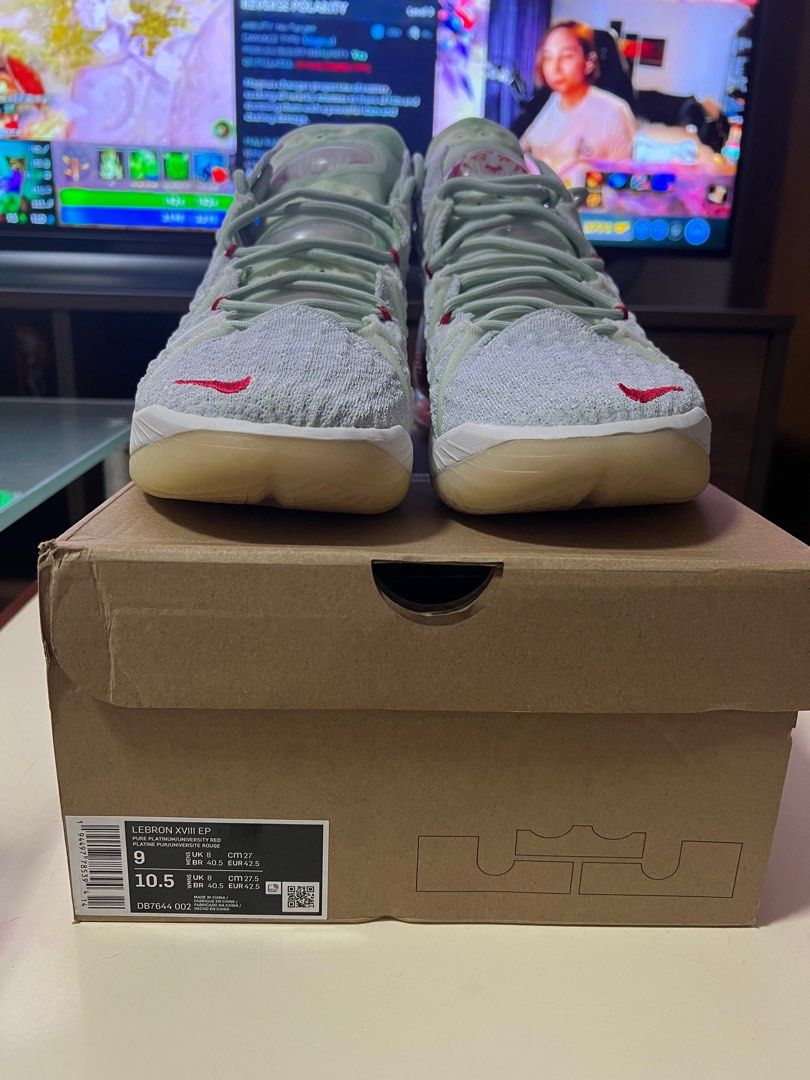 Lebron 18 platinum hot sale
