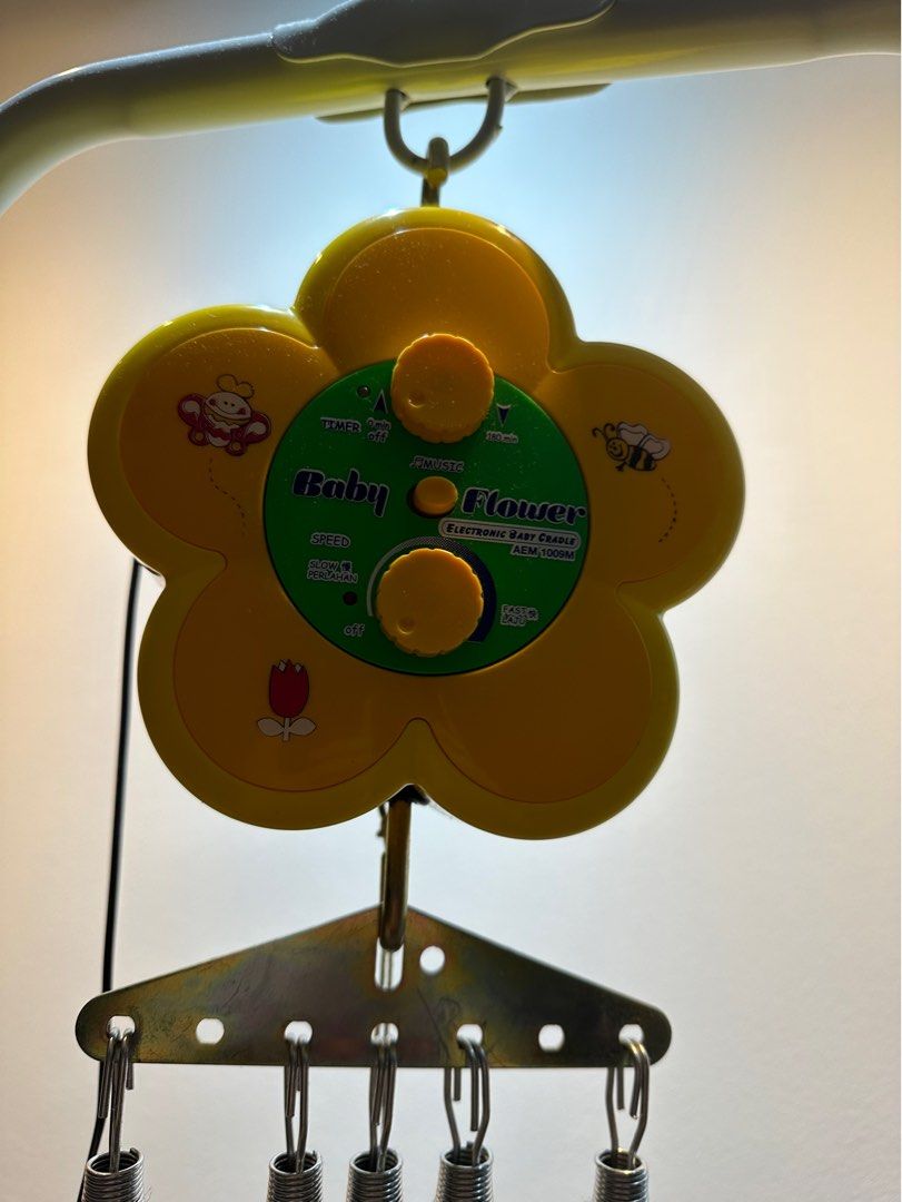 Baby flower Automatic baby cradle full set