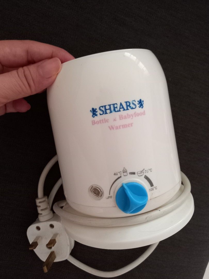 Shears bottle warmer top