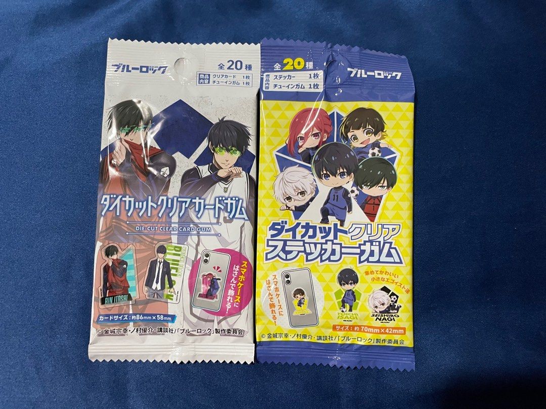 Blue Lock Blind Pack Stickers (Category: Art & Prints) located in Makati City. Submitted by mygyunki (Listing ID 1286141567, Image 1). Description: White Sticker Pack - ✅✅✅✅✅ Yellow Sticker Pack - ✅✅✅✅✅✅ ₱180 each.