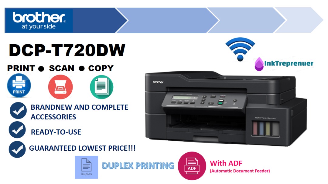 Brother DCP t720Dw (Long size )Printe, Computers & Tech, Printers ...