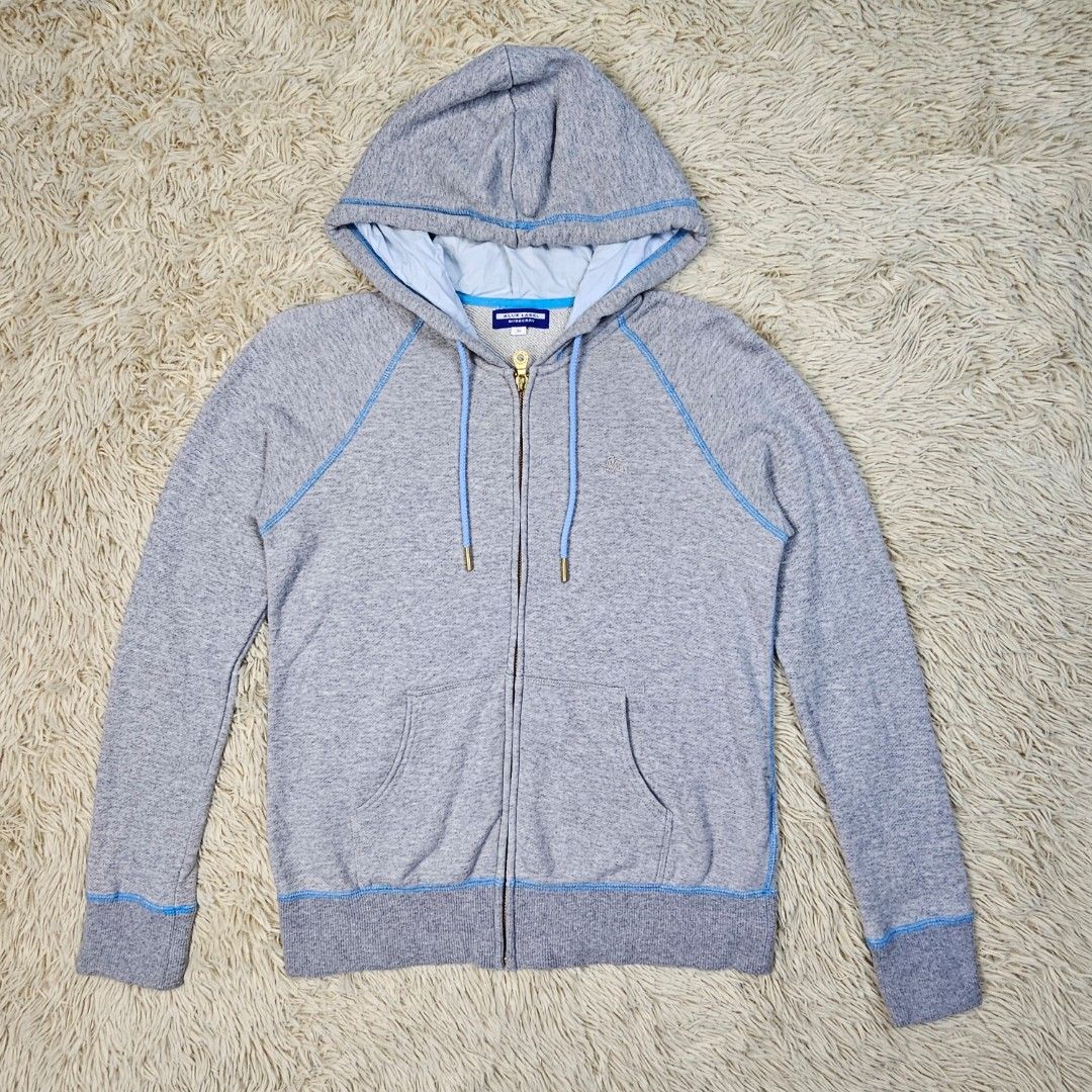 Burberry hoodie blue label Men s Fashion Coats Jackets and