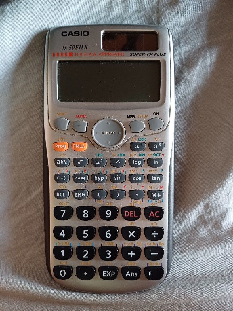 Casio fx50fh clearance